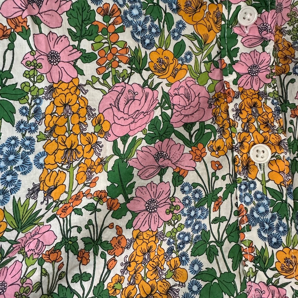 J. Crew Multicolor Floral Fabric